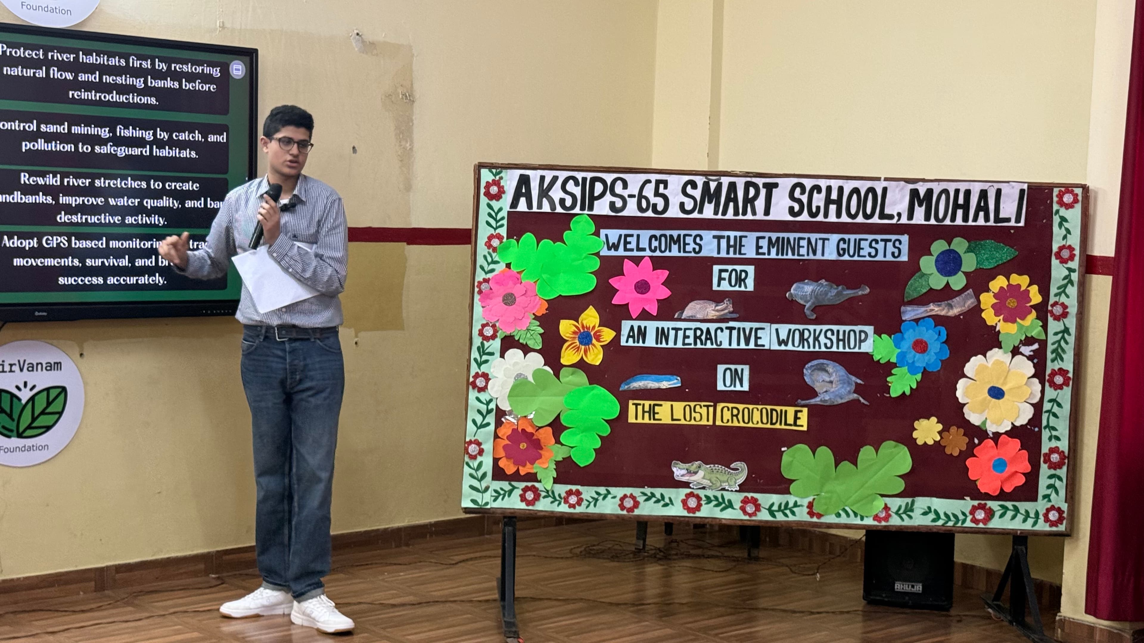 School conservation session
